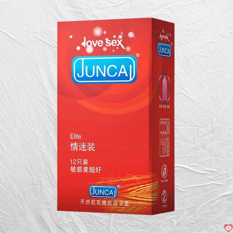Bao cao su Juncai Elite siêu mỏng nhanh truyền nhiệt 12 cái 