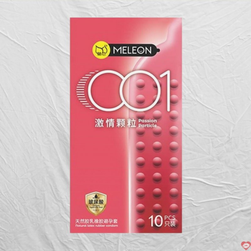 Bao cao su Meleon 001 hạt nổi siêu mỏng kích thích - Hộp 10 