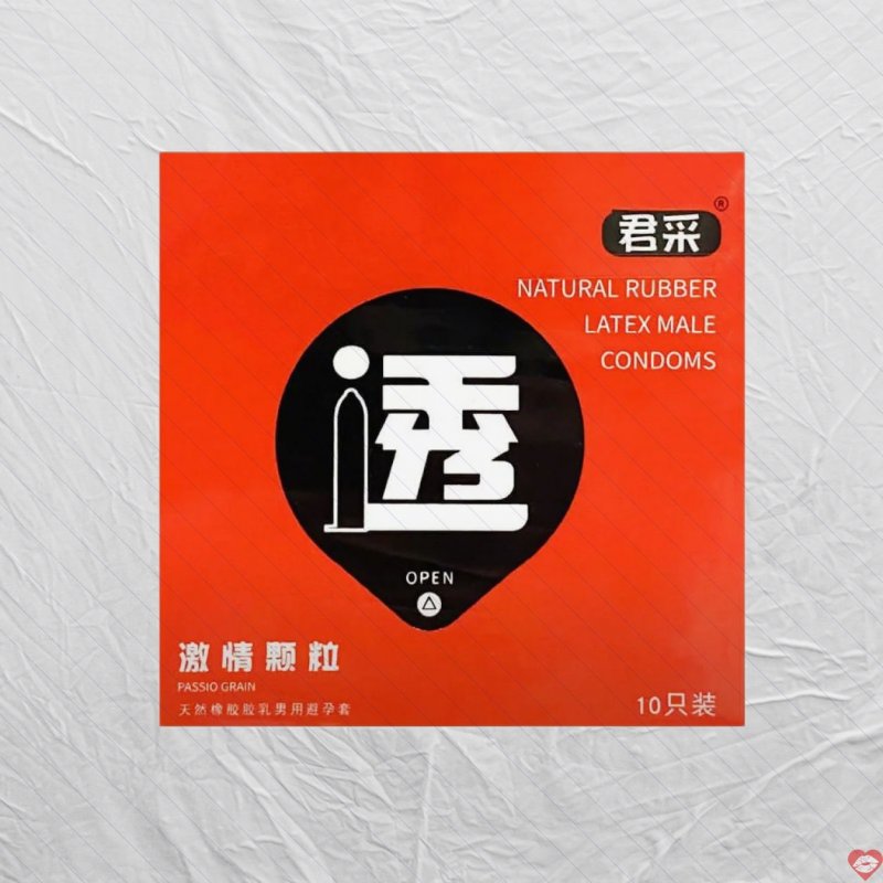 Bao cao su Juncai Passio Grain Hạt nổi Siêu Kích Thích Hộp 10 