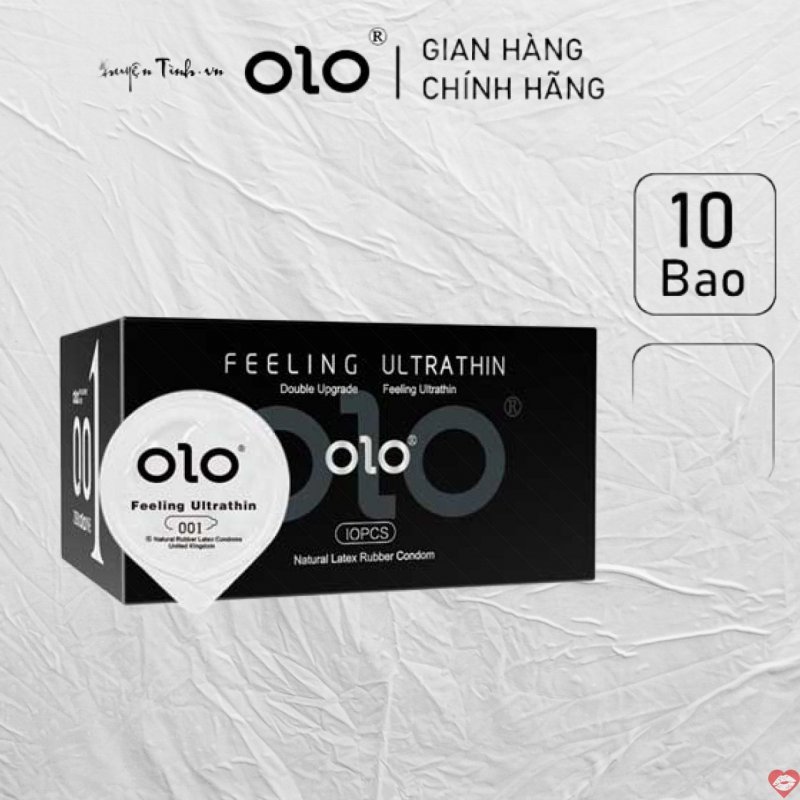 Olo đen siêu mỏng bao cao su an toàn kích thích mạnh mẽ 