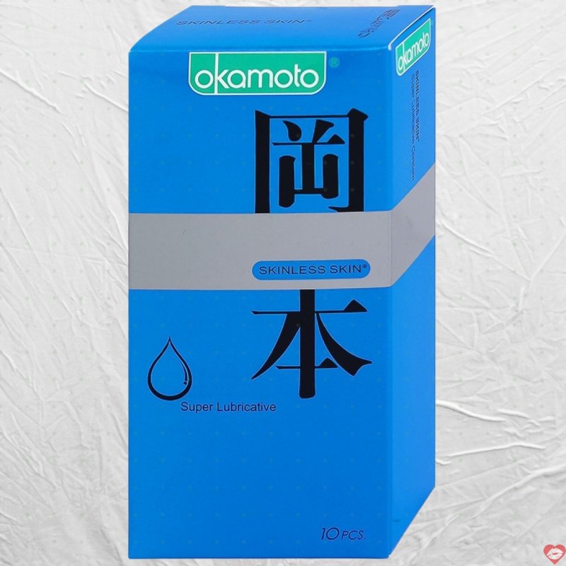 Okamoto Skinless Skin Bao Cao Su Mỏng, Êm Ái, An Toàn 