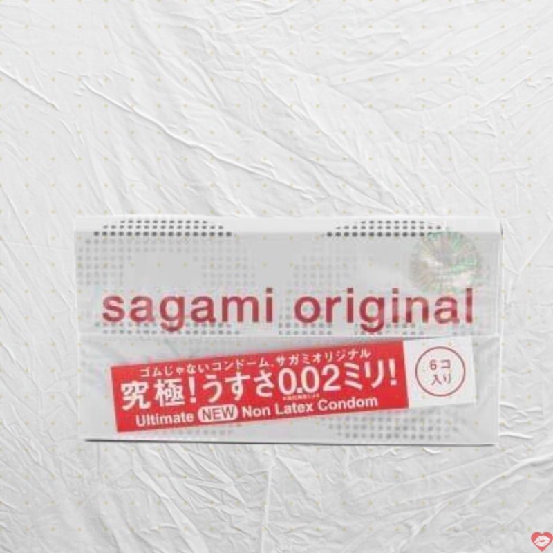 Bao cao su Sagami 0.02 siêu mỏng Original 6 chiếc Nhật 