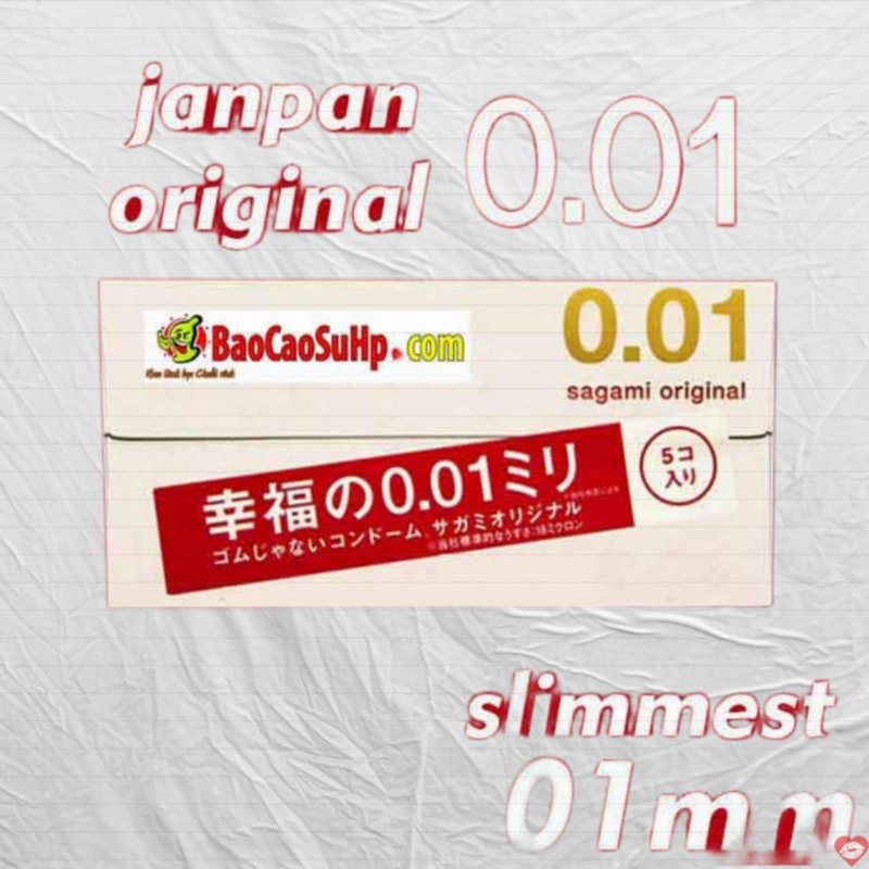Bao Cao Su Sagami 001 Mỏng Nhất Thế Giới - Giá Tốt & Chính Hãng 