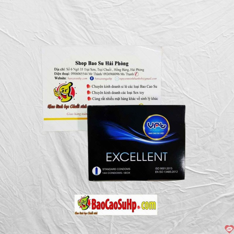 Bao cao su VRT EXCELLENT 144 cái giá sỉ ưu đãi 