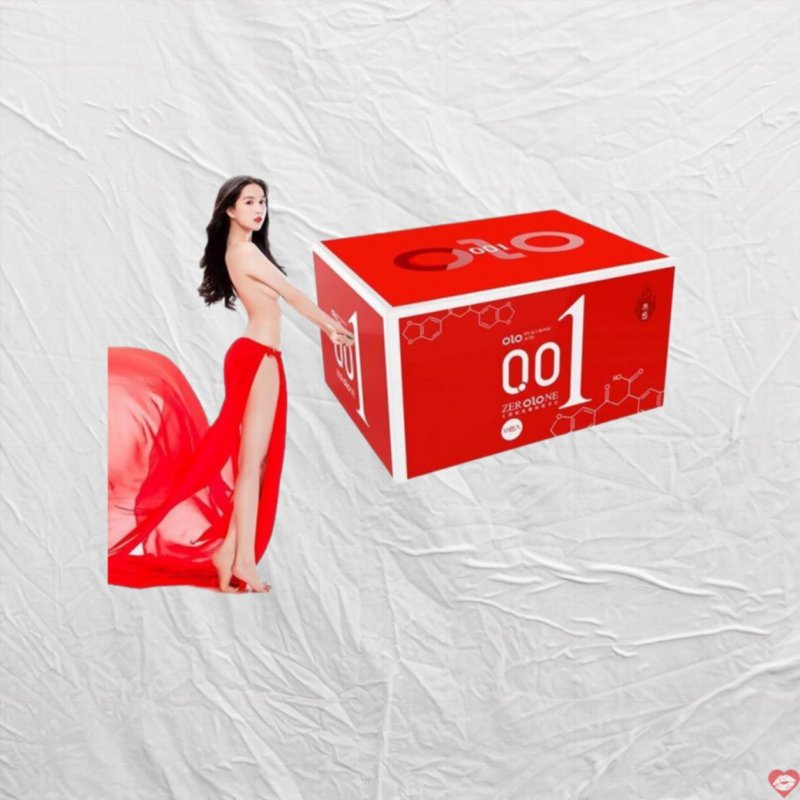Bao cao su OLO Warm Red siêu mỏng tăng cảm giác ấm nóng 