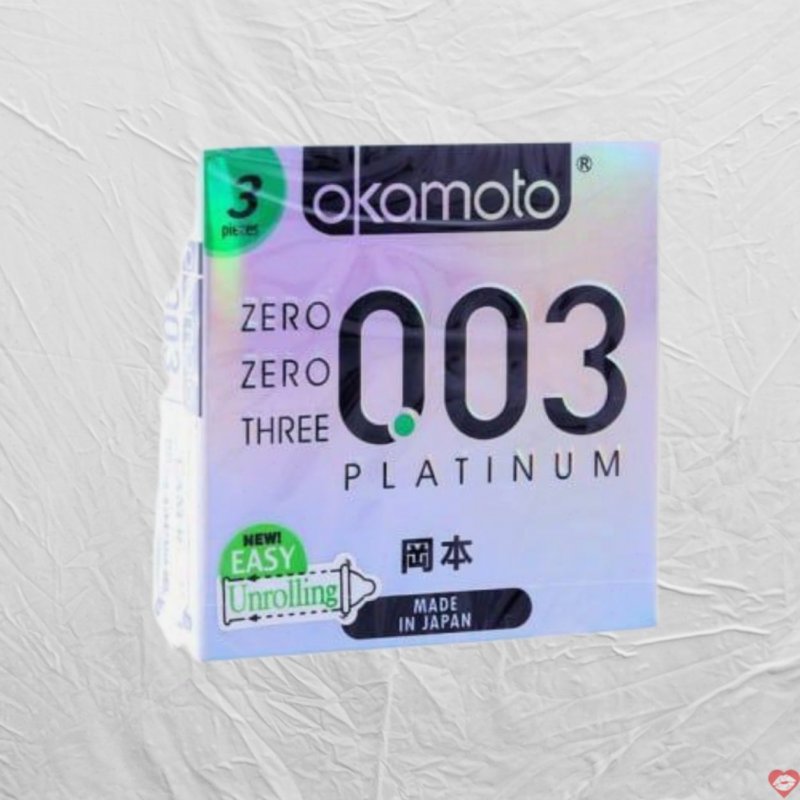 Bao Cao Su Okamoto 0.03 Nhật Bản Siêu Mỏng Cảm Giác Chân Thật 