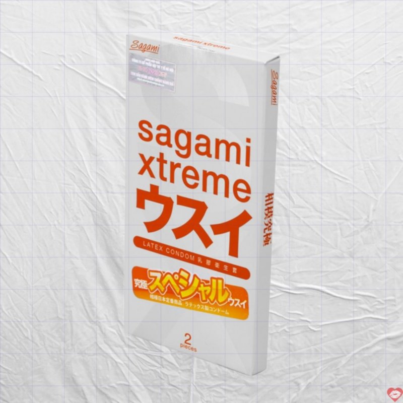 Bao cao su Sagami Xtreme White 10 chiếc siêu mỏng an toàn giá tốt 