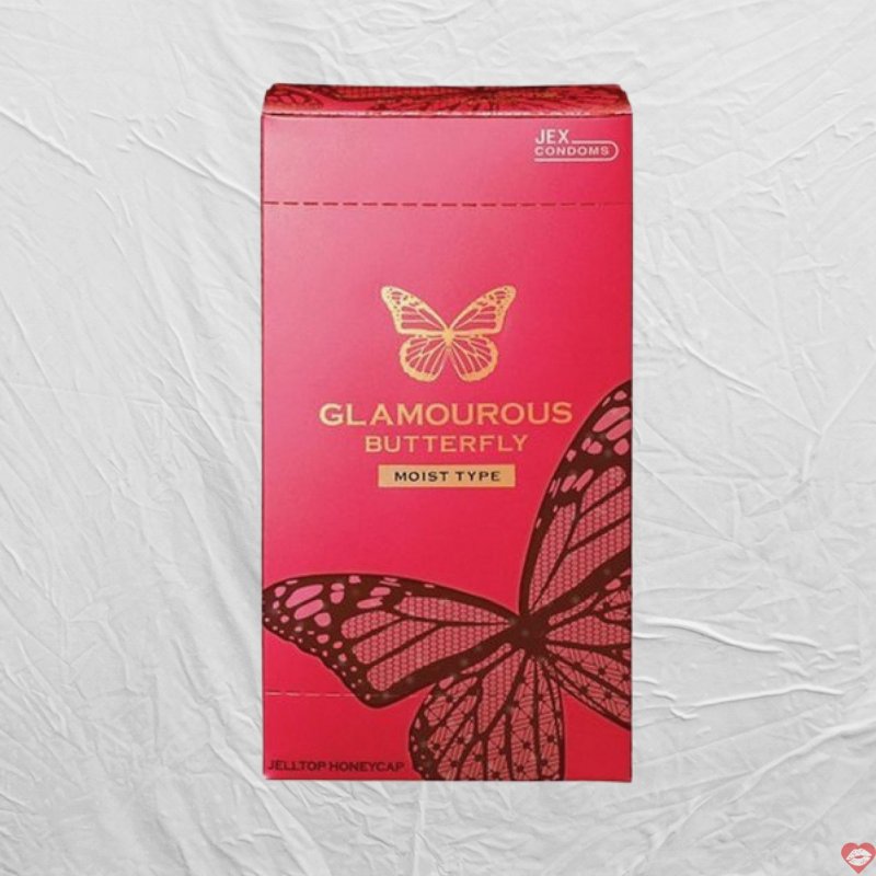 Bao cao su Jex Glamcurous Butterfly 12c siêu mỏng an toàn 