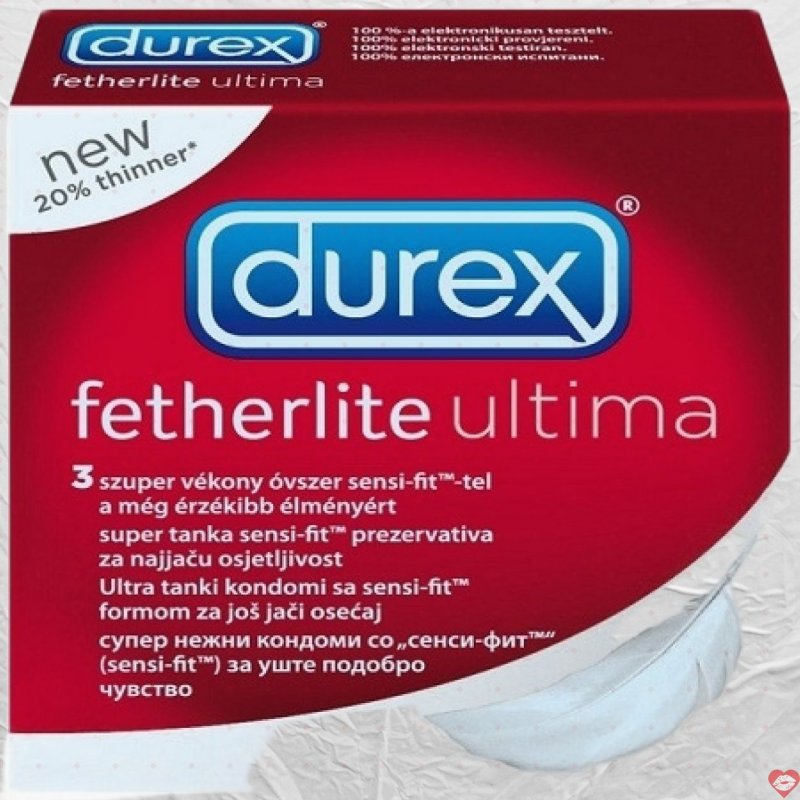 Bao cao su siêu mỏng Durex Fetherlite Ultima 3 cái chất lượng cao 