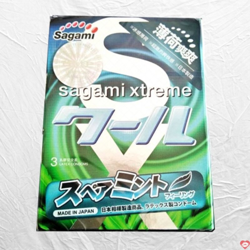 Bao Cao Su Sagami Nhật Bản Hương Bạc Hà Dịu Mát Cao Cấp 