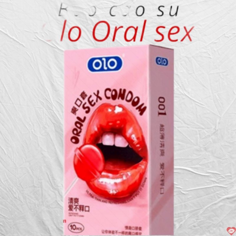 Bao Cao Su Olo 0.01 Siêu Mỏng Hương Dâu An Toàn Oral Sex 