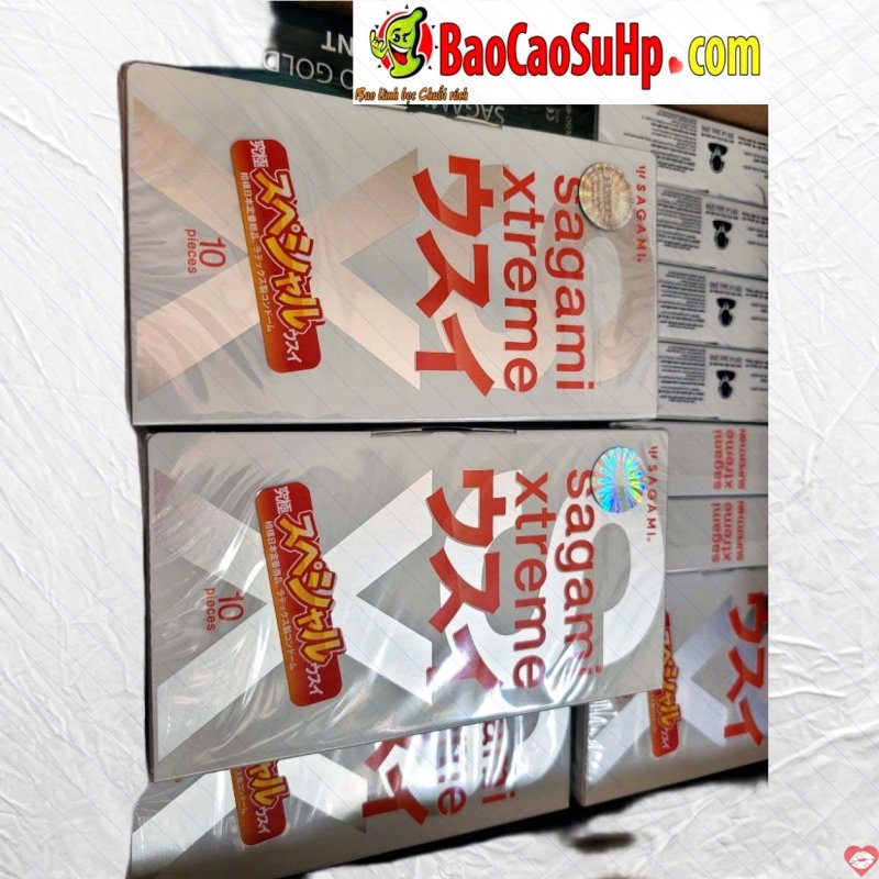 Bao cao su Sagami Xtreme Super Thin Siêu Mỏng Cảm Giác Chân Thật 