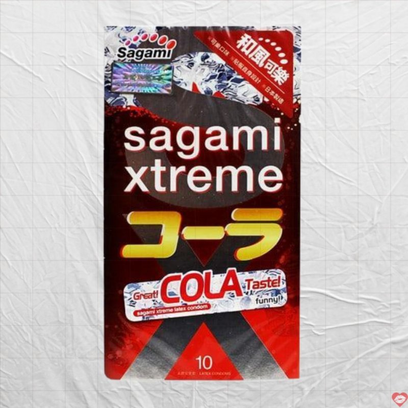 Bao cao su Sagami Xtreme Cola cảm giác mới lạ, siêu mỏng, an toàn 