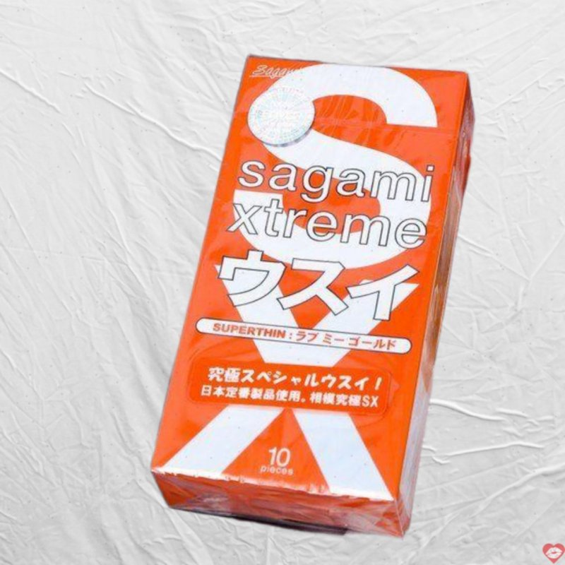 Bao Cao Su Sagami Gold Orange Hộp 10c Đặc Biệt, Tăng Cảm Giác 