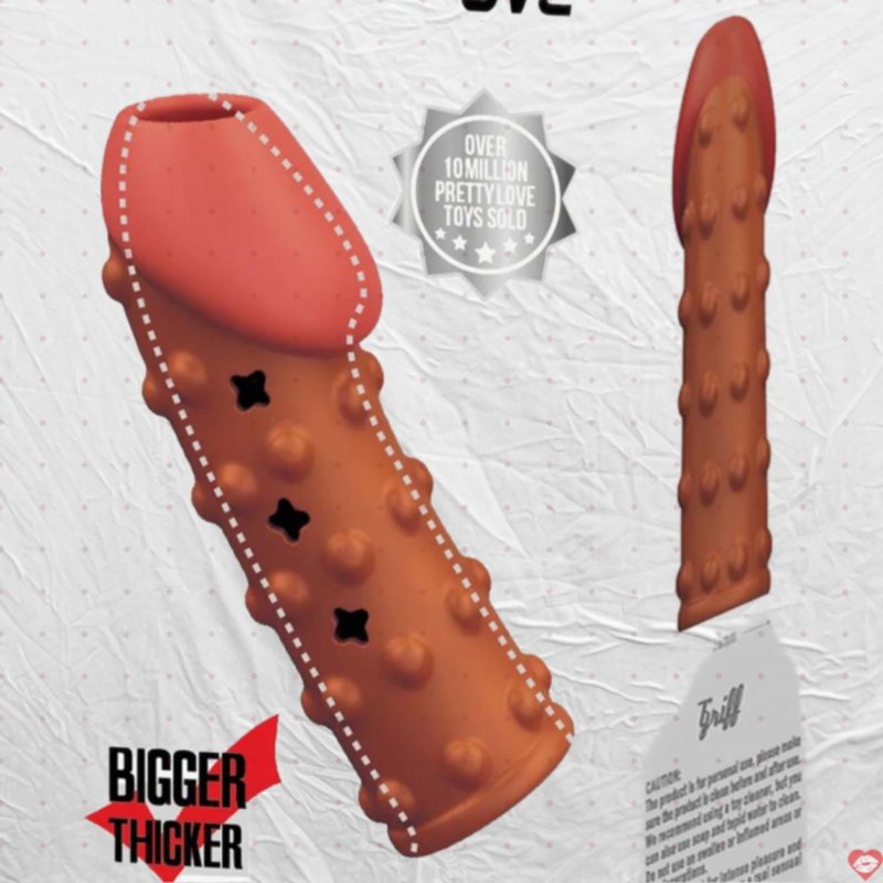 Bao Cao Su Đôn Dên Hở Đầu Có Gai PRETTY LOVE  Silicone