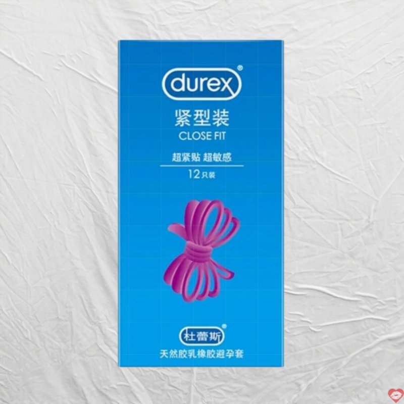 Bao cao su Durex Close Fit ôm sát 49mm an toàn dễ chịu 12 cái 