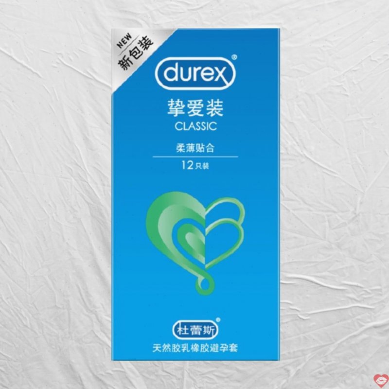 Bao cao su Durex Classic mỏng mềm an toàn Hộp 12 cái giá tốt 