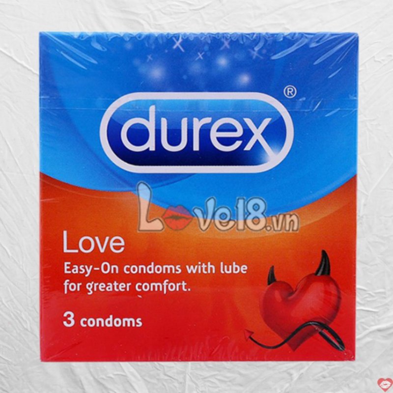 Bao Cao Su Durex Love Siêu Trơn Tăng Khoái Cảm Mua Ngay 