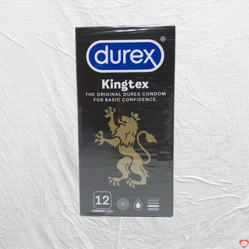 Bao Cao Su Durex Kingtex 49mm Mềm Mại Êm Ái Cho Trải Nghiệm 