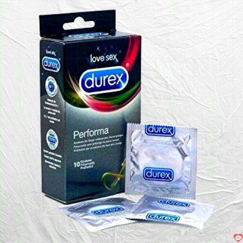 Bao cao su Durex Performa kéo dài thời gian an toàn dễ chịu 