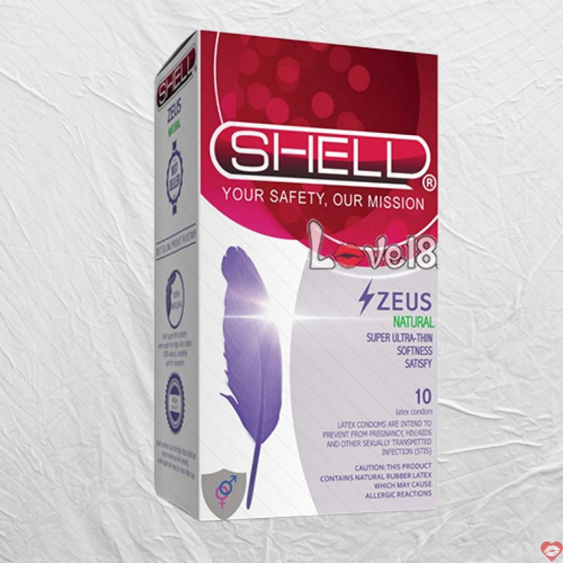 Bao Cao Su Shell Zeus Siêu Mỏng Hàn Quốc An Toàn Êm Ái 
