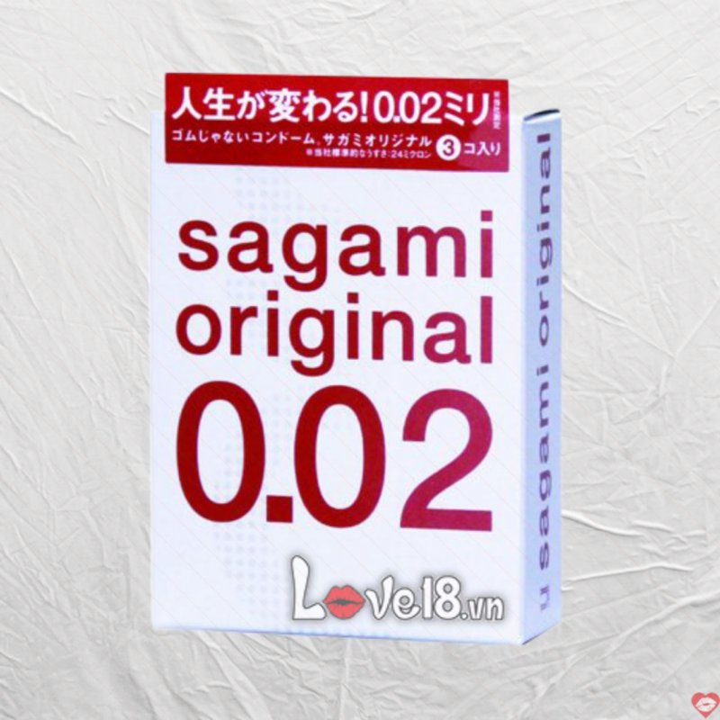 Bao Cao Su Siêu Mỏng Sagami 0.02 Nhật Bản An Toàn Êm Ái 