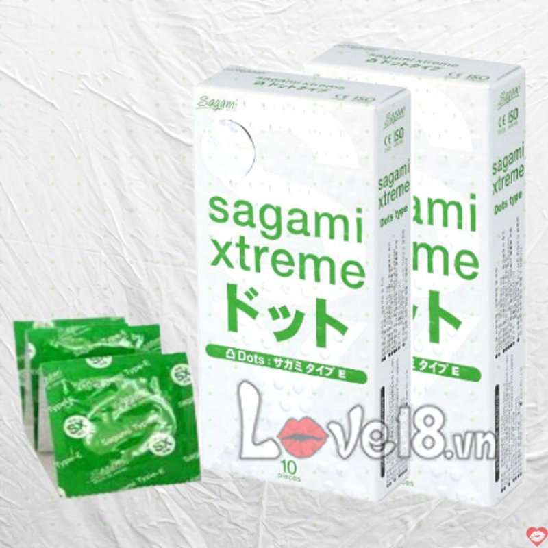Bao Cao Su Sagami Xtreme Type E 10 Cái Chất Lượng Cao An Toàn 