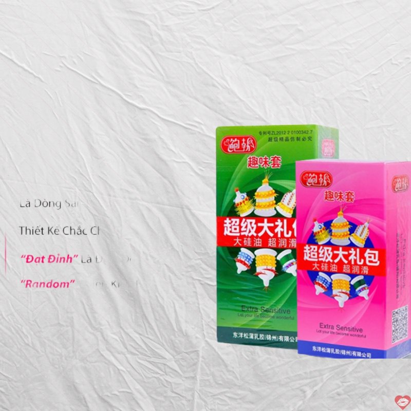 Bao Cao Su Gai Bi 6 In 1 Kích Thích Cực Mạnh Tặng Kèm Dầu 