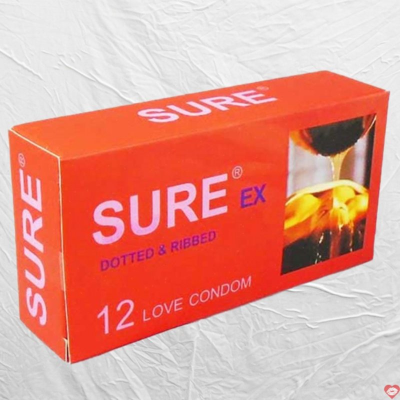 Bao cao su Sure Đỏ bạc hà kéo dài thời gian tăng khoái cảm 