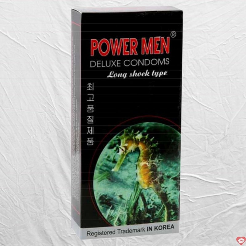 Bao cao su Powermen Sea Horse gân gai tăng khoái cảm kéo dài 