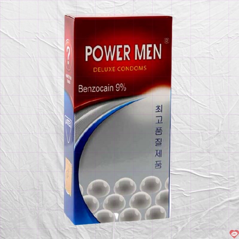 Bao Cao Su Powermen Ngọc Trai Gai Siêu Mỏng Kéo Dài Kích Thích 