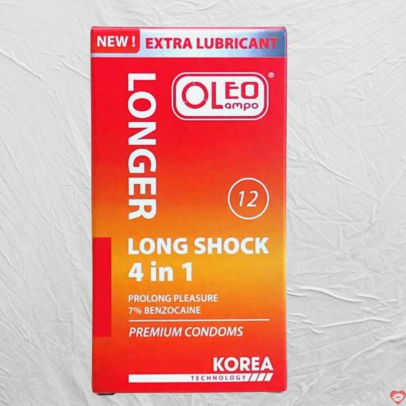 Bao cao su Oleo Lampo 4in1 Gân Gai Kéo Dài Thời Gian Thăng Hoa 