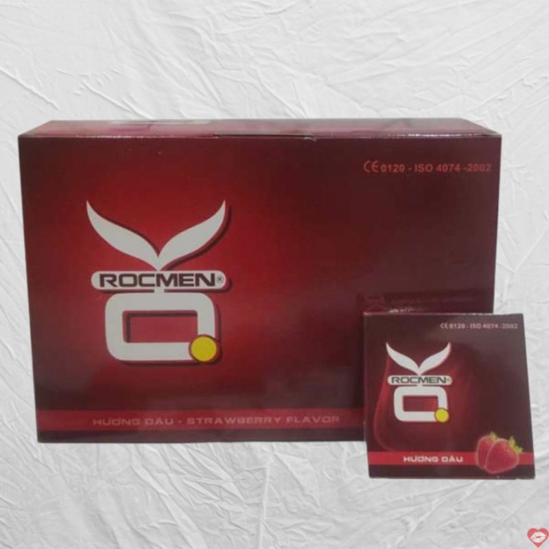Bao cao su OK Rocmen 52mm hương dâu ôm sát chọn ngay 