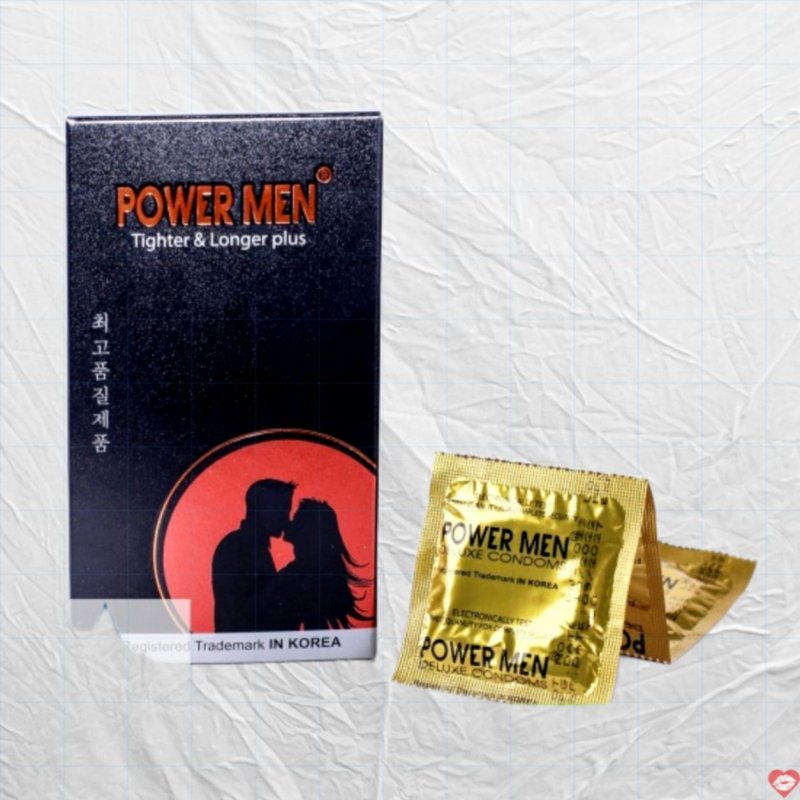 Bao cao su gai nhỏ Power Men kéo dài thời gian H12 chất lượng 