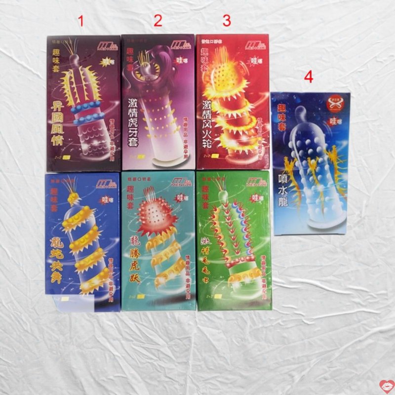 Bao cao su gai râu Super Gold mềm mịn tăng khoái cảm 