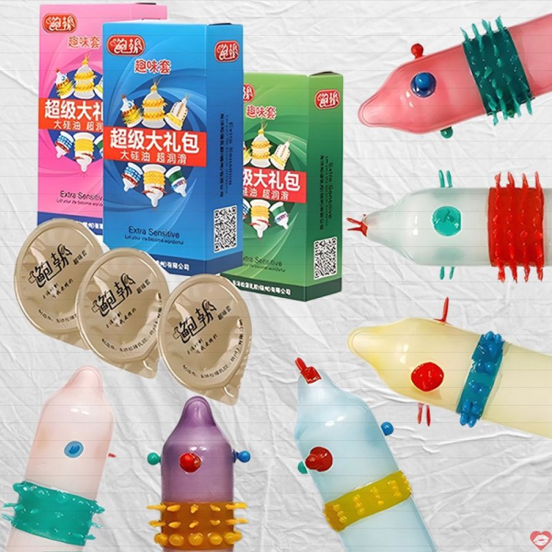 Bao cao su Runbo Big 6 cái siêu gai râu kích thích - 6 kiểu cảm giác 