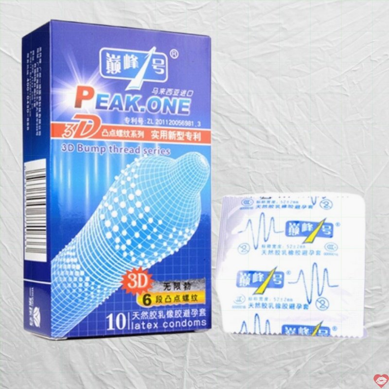 Bao Cao Su 3D Siêu Gai Kích Thích - Cực Mỏng Cực Đã 