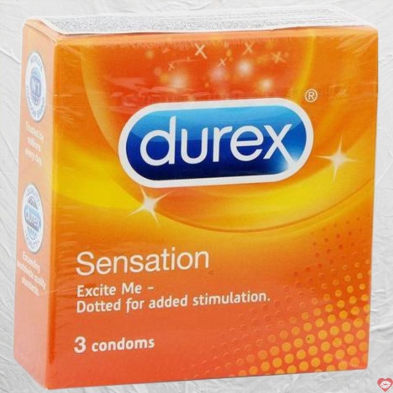 Bao cao su gai bọt nước Durex Sensation siêu kích thích 