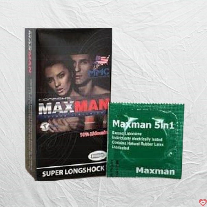 Bao Cao Su Maxman 5in1 Tăng Kích Thước - Đẳng Cấp Mỹ 