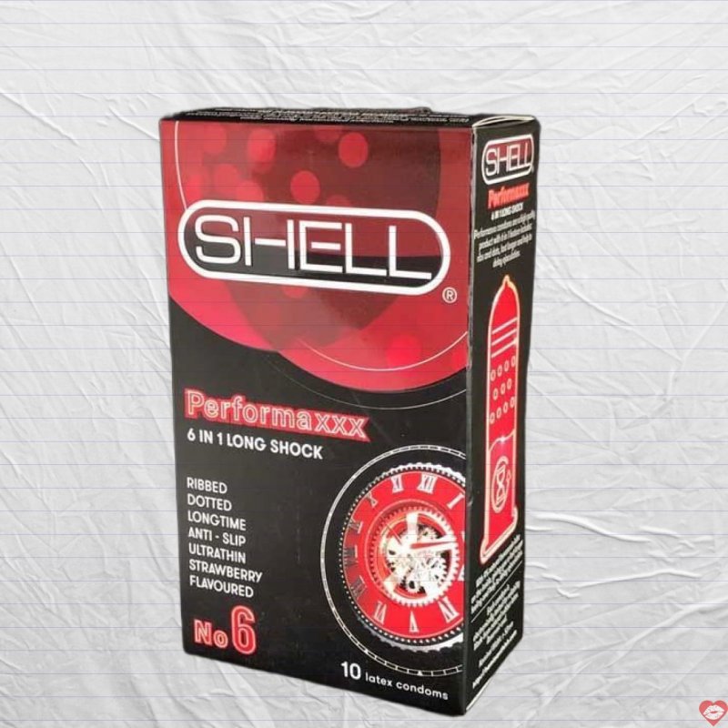 Bao cao su Shell Prenium 6in1 siêu mỏng an toàn uy tín giá tốt 