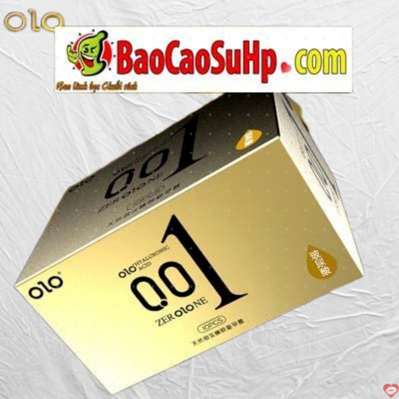 Bao Cao Su Olo 001 Gold Gai Gân Siêu Mỏng Kéo Dài Thời Gian 2019 