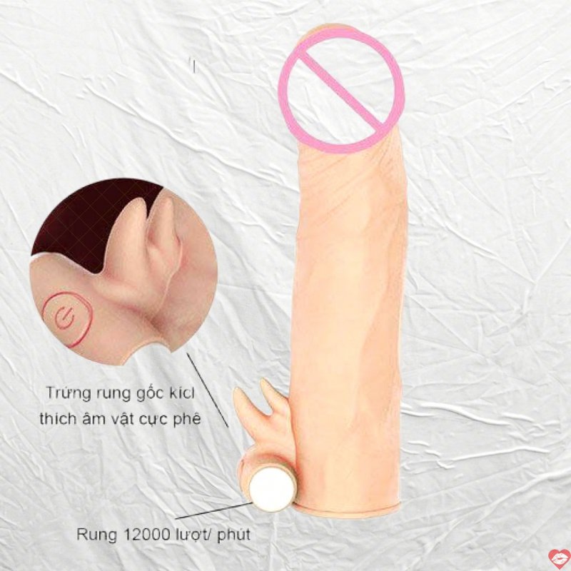 Bao Cao Su Leten Mềm Mịn Rung Cực Mạnh Kích Thích 