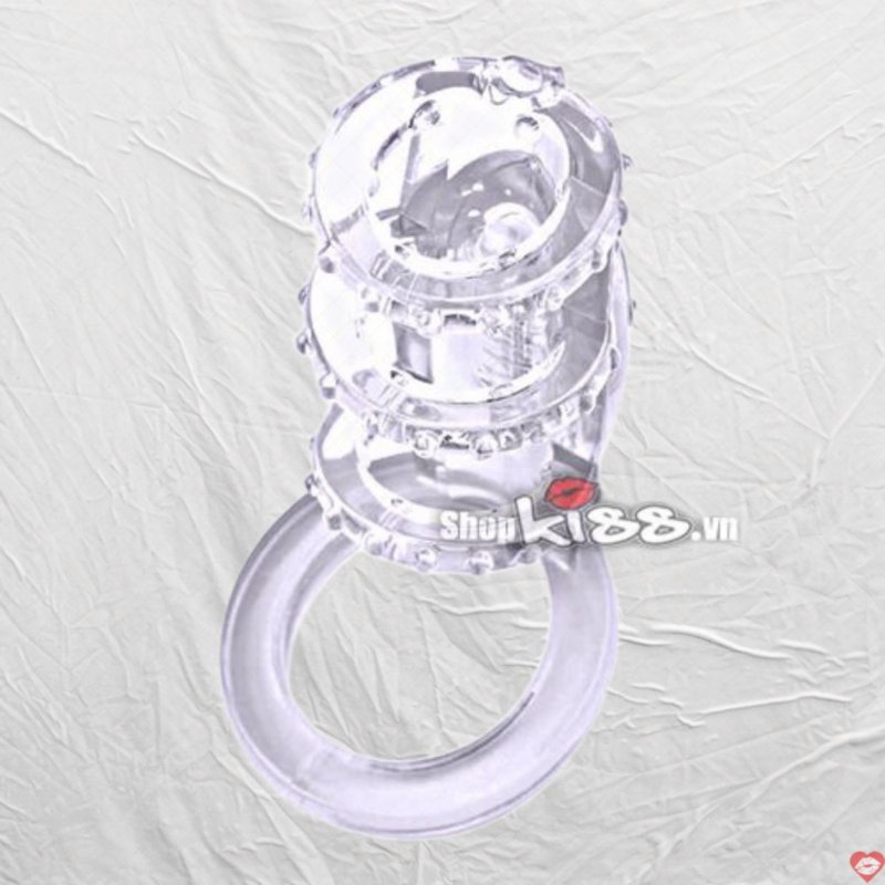 Khúc đôn dương vật ba vòng bế tính rung Get Lock siêu kích thích 