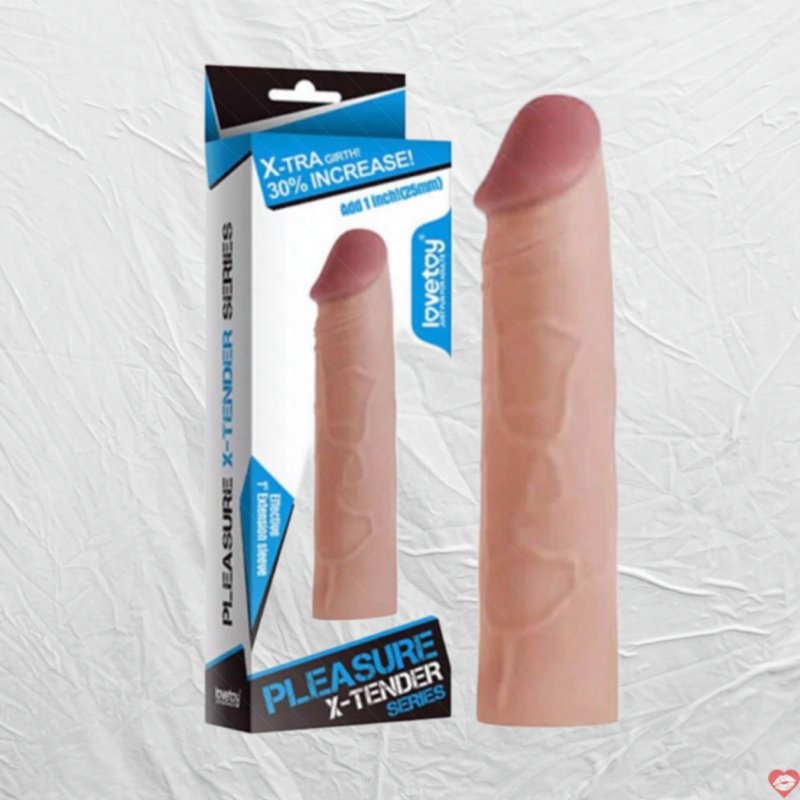 Bao cao su Lovetoy Pleasure X-Tender tăng 25mm kích thích cực sướng 
