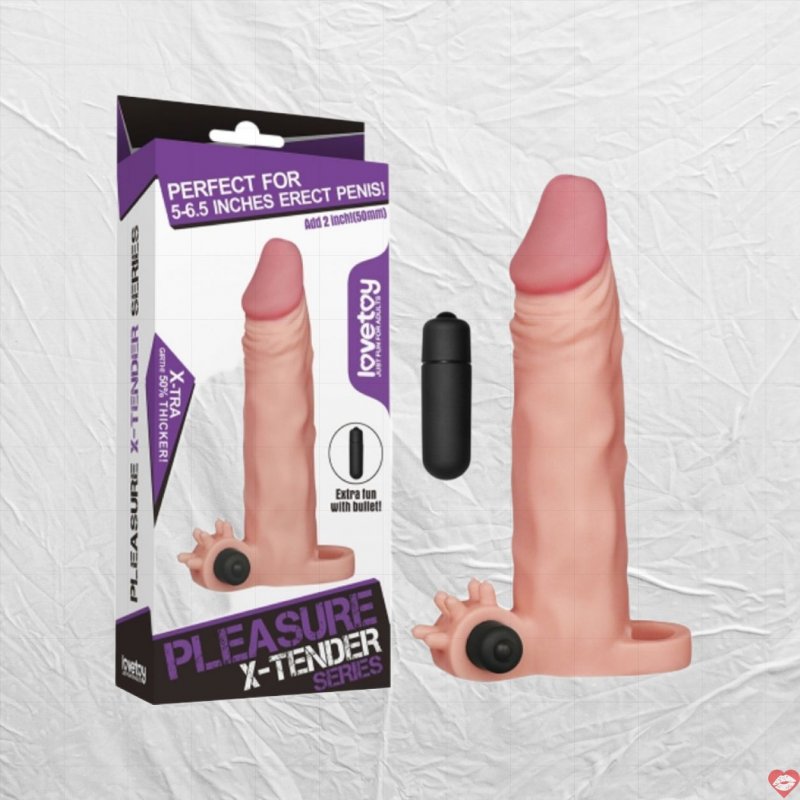 Bao Cao Su Dôn Dên Lovetoy Tăng Kích Thước 2 Inch Kích Thích 