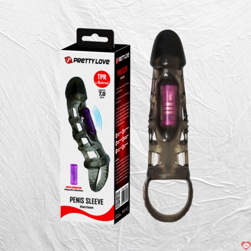 Bao Cao Su Đôn Dên Rung 7.0 Inch Kích Thích Mạnh - Pretty Love 