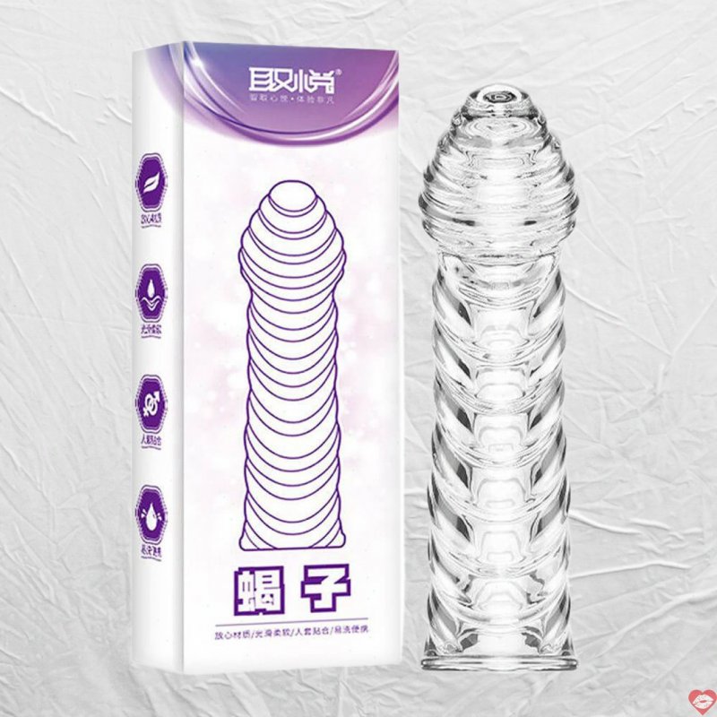 Bao cao su đôn dên Aichao Tím Tổ kén siêu bền kích thích 