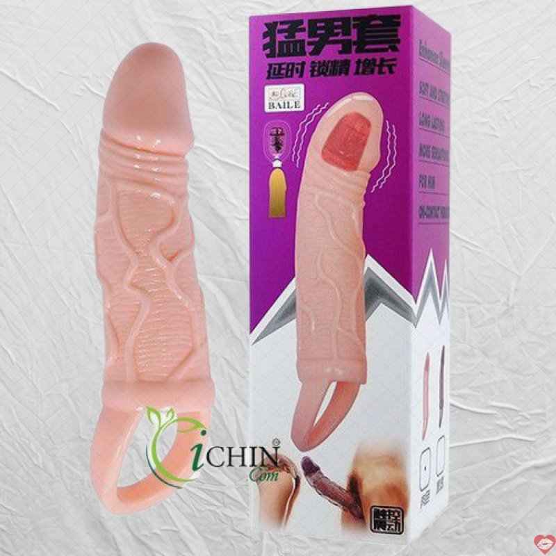Bao cao su đôn dên rung Men Extension siêu kích thích đầu bìu 