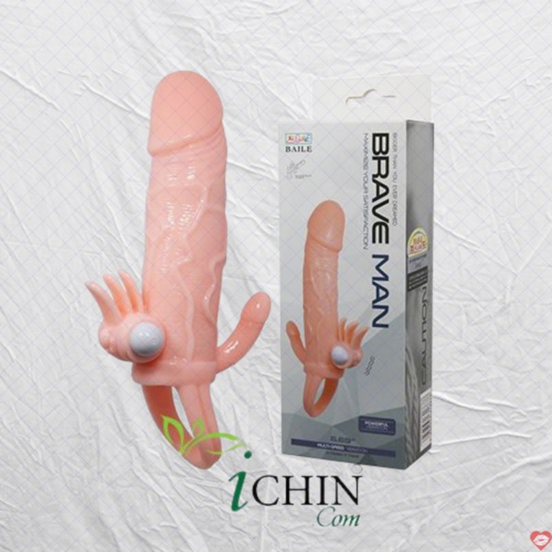 Braveman đôn dên quai đeo rung kích thích âm vật hậu môn 