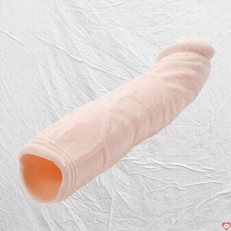 Làm to dương vật với bao cao su đôn dên da người - SHP644